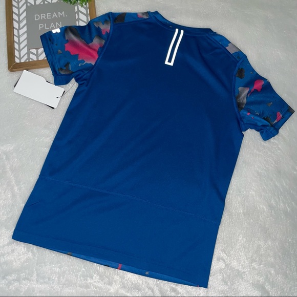 Russell Boys Printed T-shirt Dripower 360 moisture wicking reflective size 8 - Picture 6 of 10